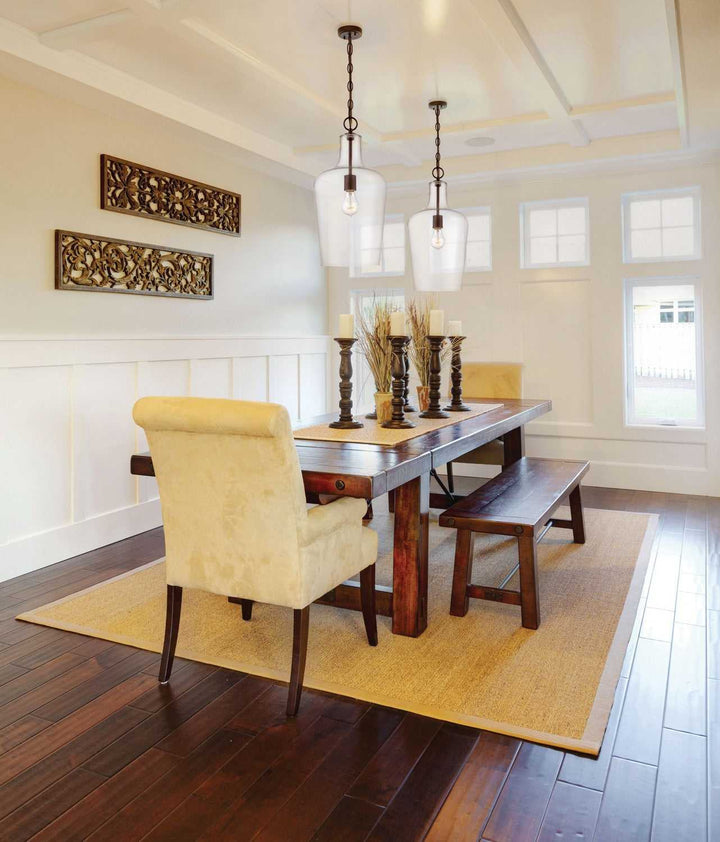 Franklin One Light Pendant in English Bronze Savoy House