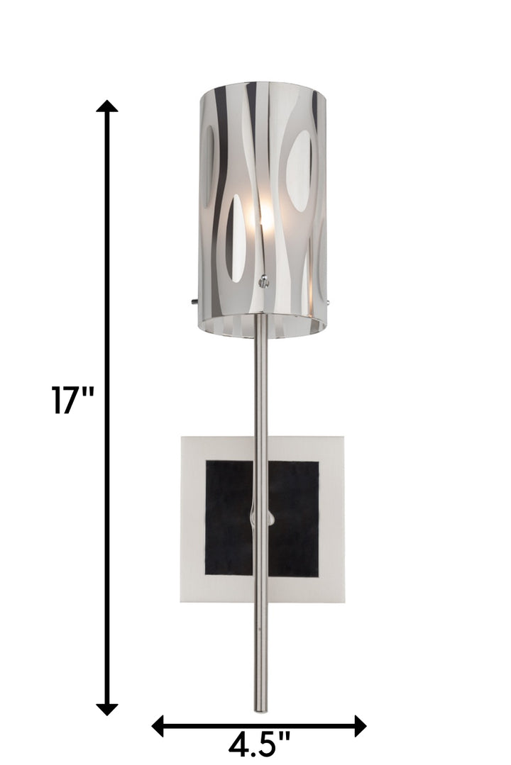 Varaluz - AC1071 - One Light Wall Sconce - Chroman Empire - Chrome
