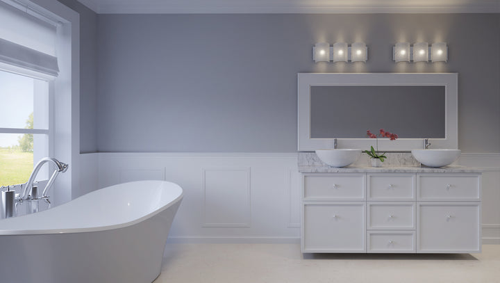 Varaluz - AC1103 - Three Light Bath - Brilliance - Chrome