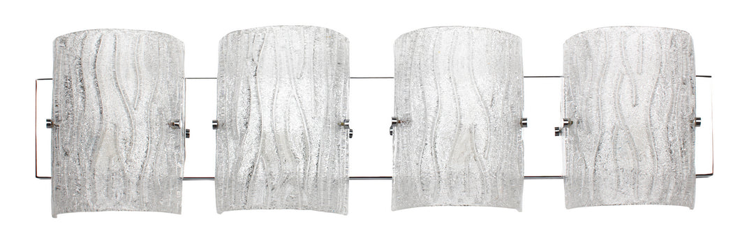 Varaluz - AC1104 - Four Light Bath - Brilliance - Chrome