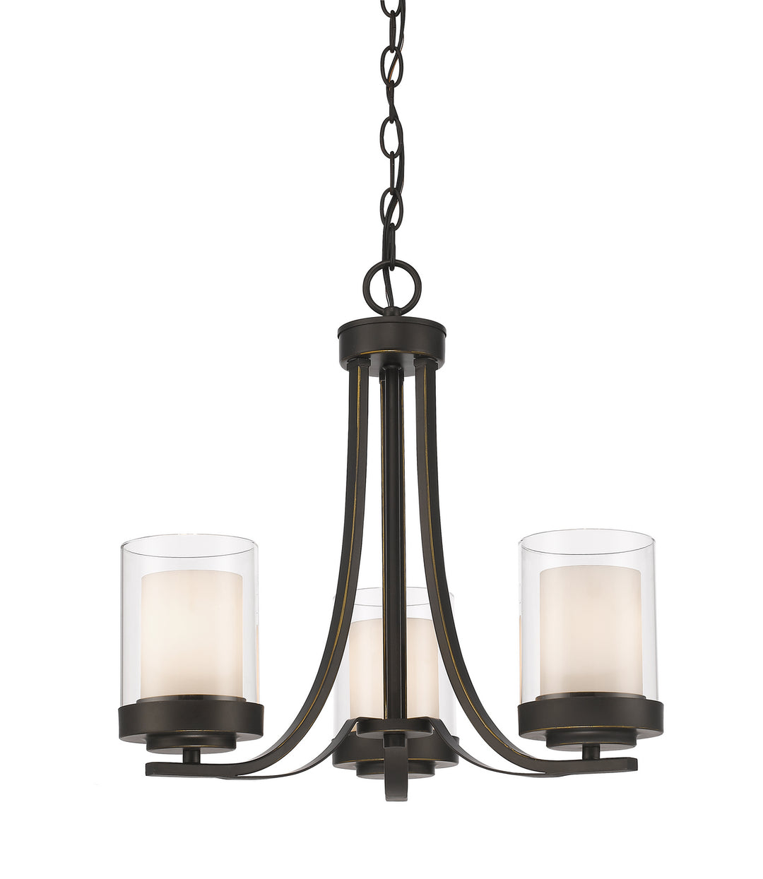 Willow Three Light Chandelier in Olde Bronze - available from The Lighting Shoppe, trusted by Canadian homeowners