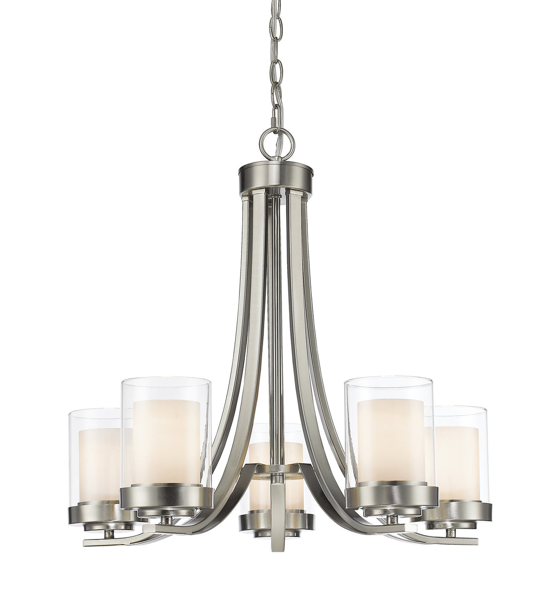 Z-Lite Canada - 426-5-BN - Five Light Chandelier - Willow - Brushed Nickel