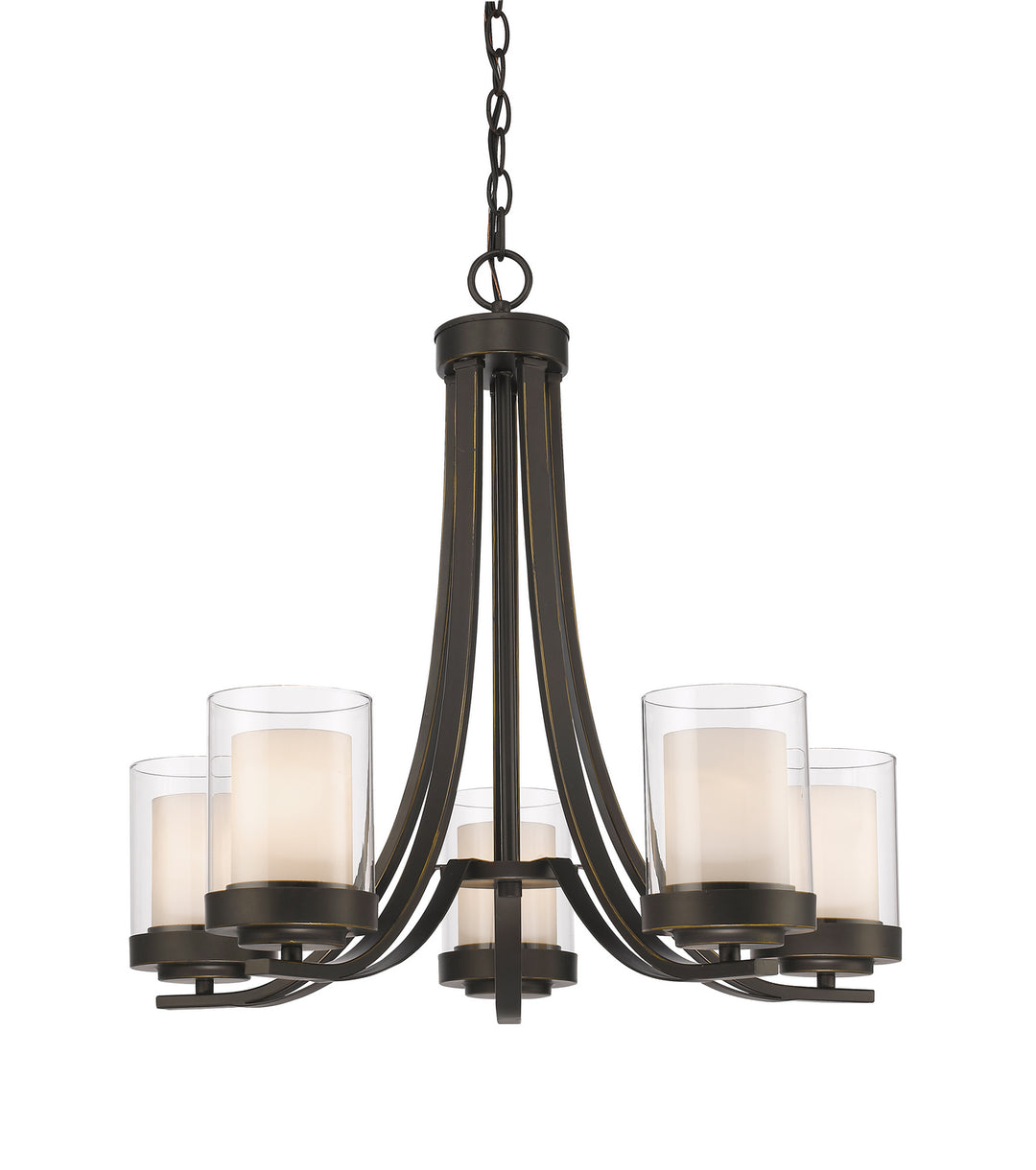 Z-Lite Canada - 426-5-OB - Five Light Chandelier - Willow - Olde Bronze