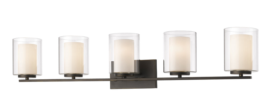 Z-Lite Canada - 426-5V-OB - Five Light Vanity - Willow - Olde Bronze