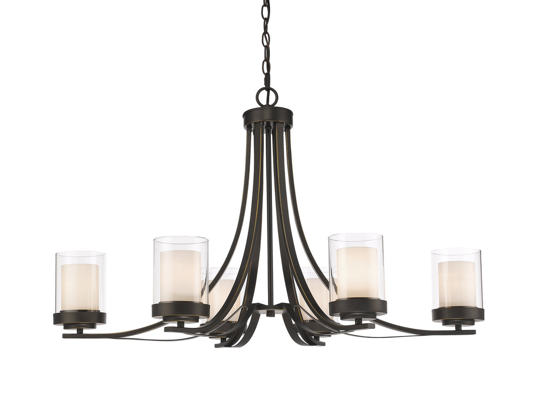Z-Lite Canada - 426-6-OB - Six Light Chandelier - Willow - Olde Bronze