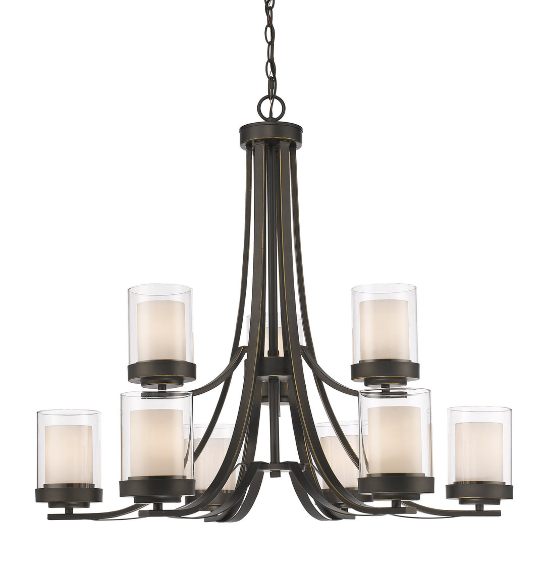 Z-Lite Canada - 426-9-OB - Nine Light Chandelier - Willow - Olde Bronze