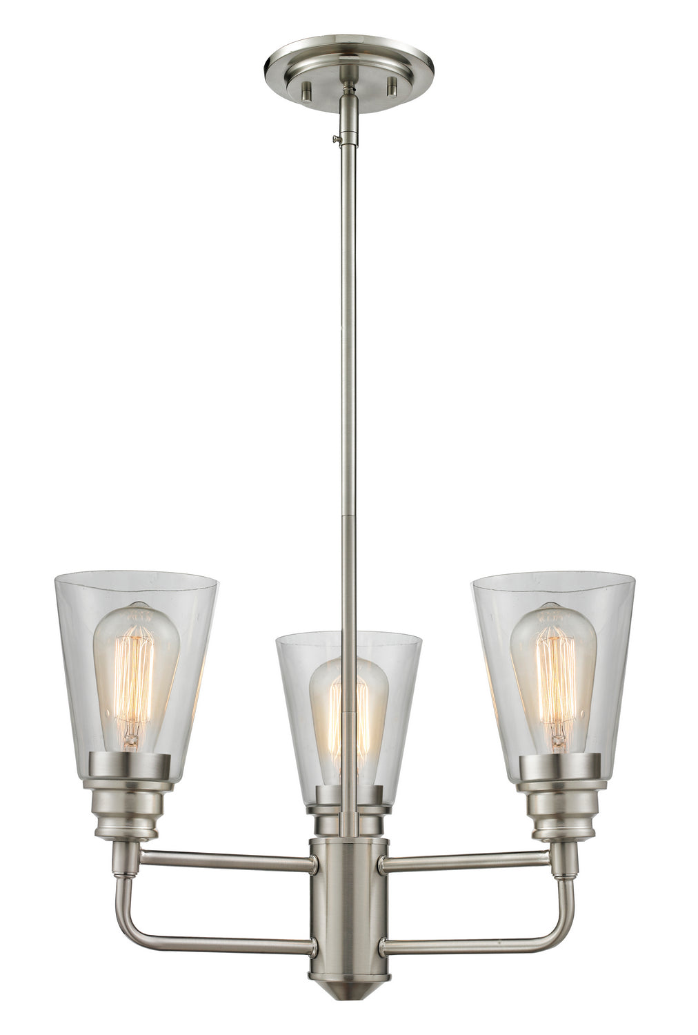 Z-Lite Canada - 428-3-BN - Three Light Chandelier - Annora - Brushed Nickel