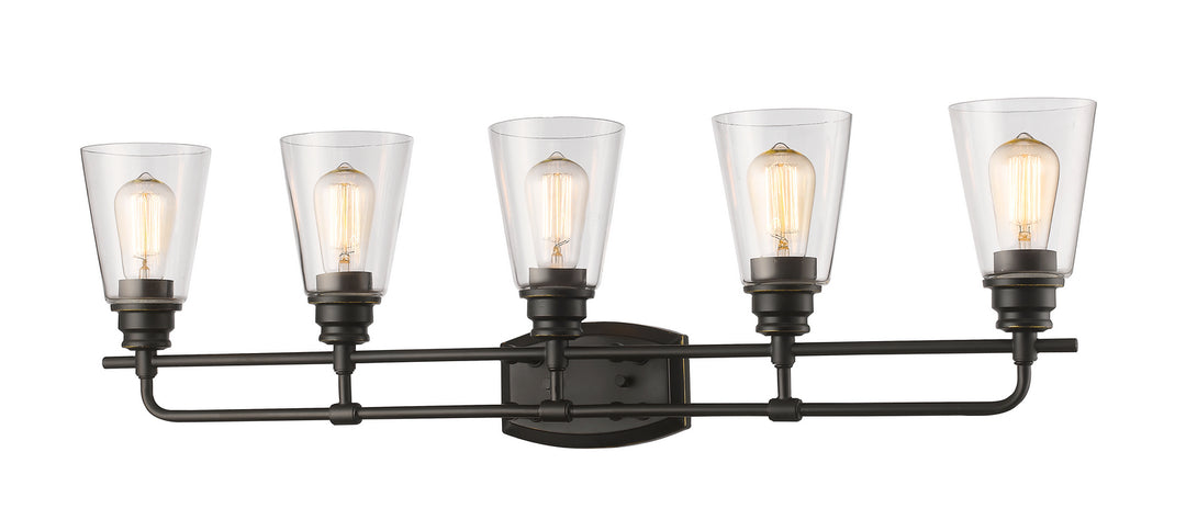Z-Lite Canada - 428-5V-OB - Five Light Vanity - Annora - Olde Bronze