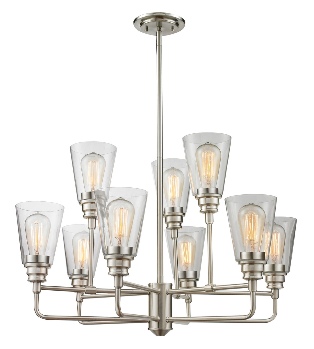 Z-Lite Canada - 428-9-BN - Nine Light Chandelier - Annora - Brushed Nickel
