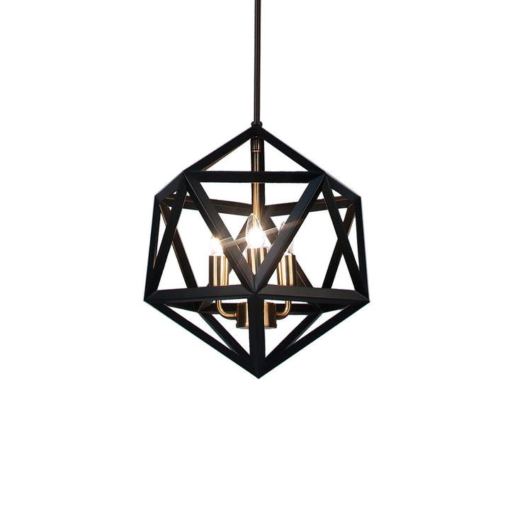 Dainolite Canada - ARC-143C-AB - Three Light Chandelier - Archello - Black