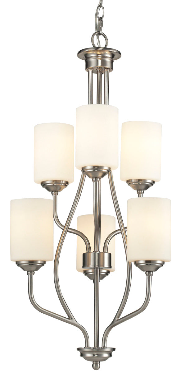 Z-Lite Canada - 434-6-BN - Six Light Chandelier - Cardinal