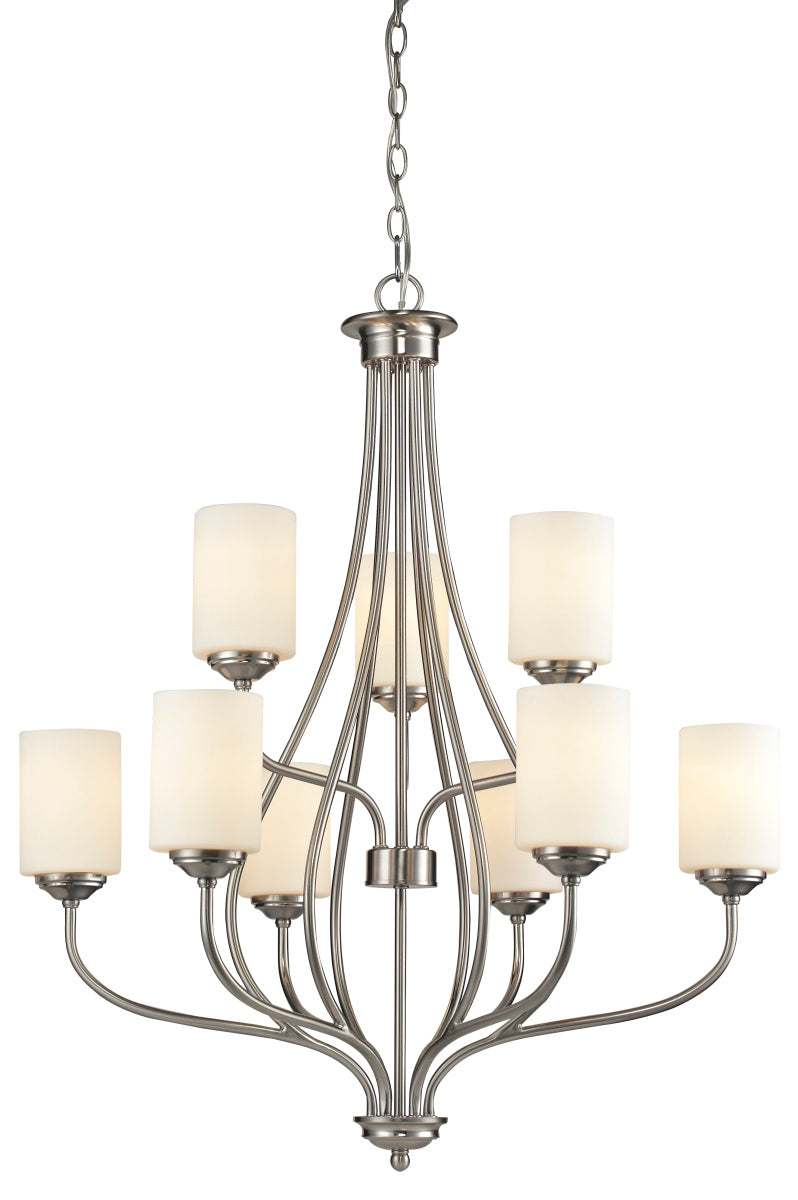 Z-Lite Canada - 434-9-BN - Nine Light Chandelier - Cardinal - Brushed Nickel