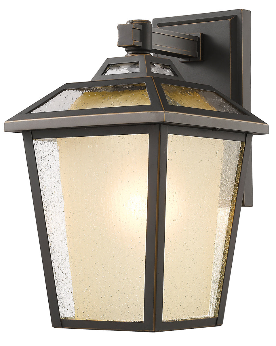 Memphis Outdoor One Light Outdoor Wall Light in Oil Rubbed Bronze - available from The Lighting Shoppe, trusted by Canadian homeowners