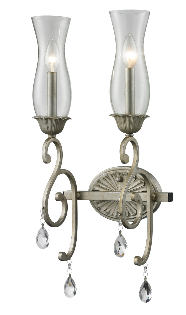 Z-Lite Canada - 720-2S-AS - Two Light Wall Sconce - Melina - Antique Silver