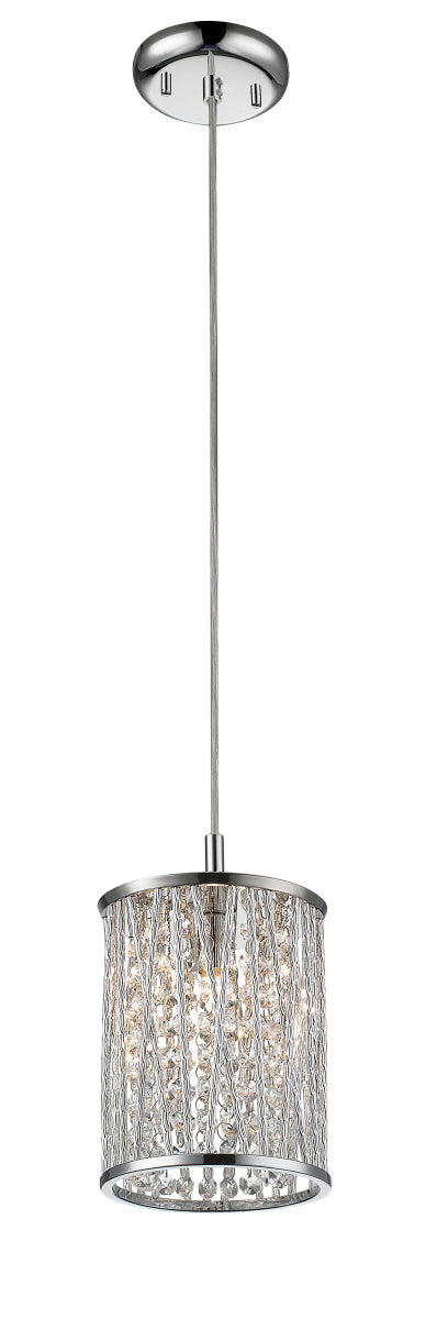 Terra One Light Pendant in Chrome - available from The Lighting Shoppe, trusted by Canadian homeowners