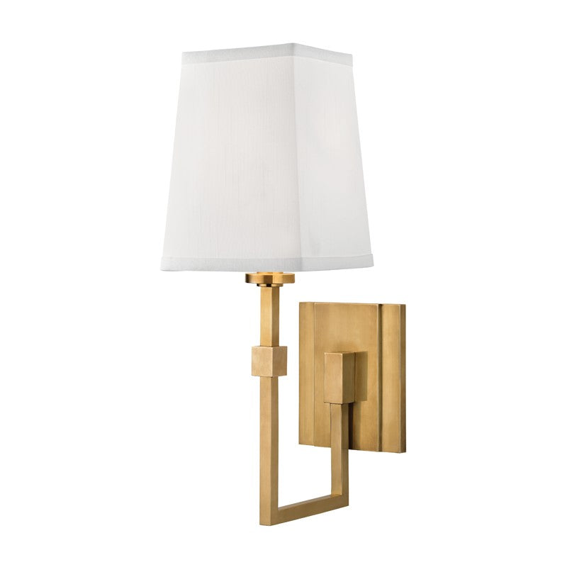 Hudson Valley Canada - 1361-AGB - One Light Wall Sconce - Fletcher - Aged Brass