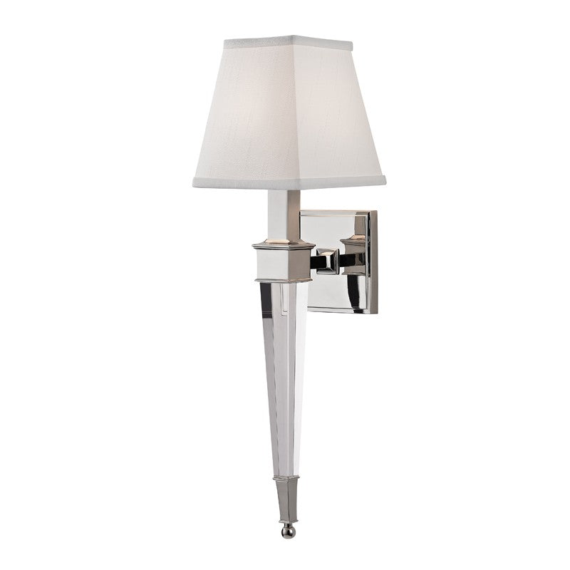 Hudson Valley Canada - 2401-PN - One Light Wall Sconce - Ruskin - Polished Nickel