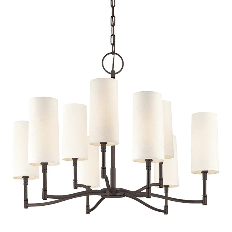 Dillon Nine Light Chandelier in Old Bronze - available from The Lighting Shoppe, trusted by Canadian homeowners