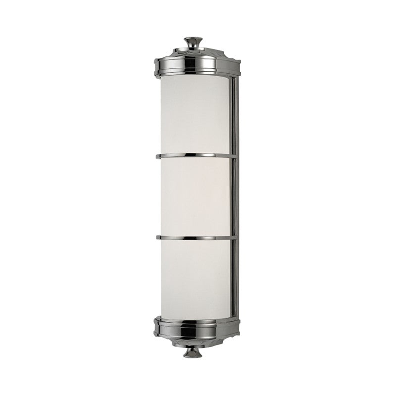 Albany Two Light Wall Sconce in Polished Nickel - available from The Lighting Shoppe, trusted by Canadian homeowners