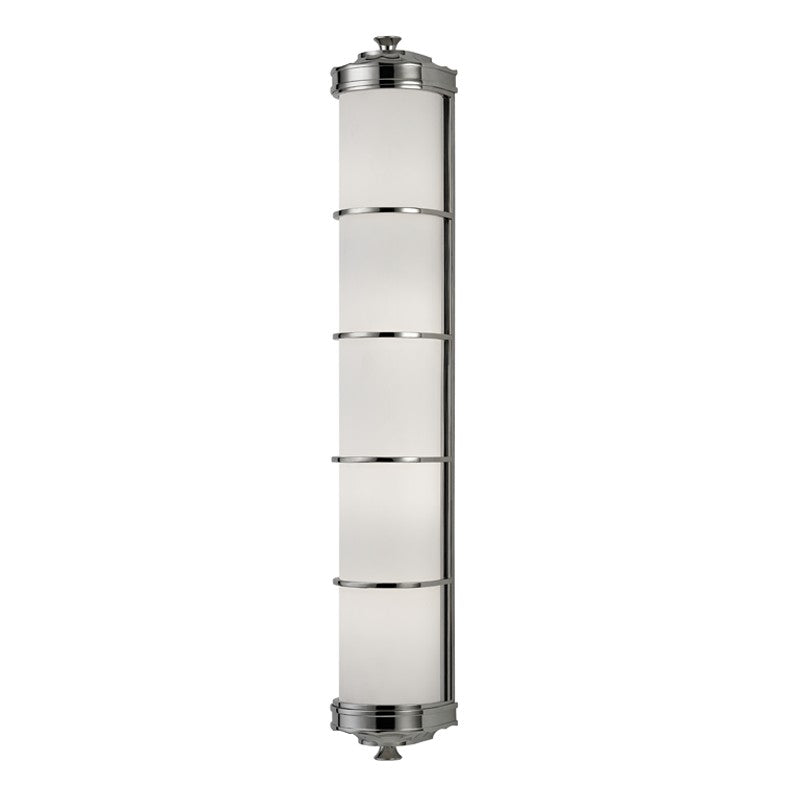 Albany Four Light Wall Sconce in Polished Nickel - available from The Lighting Shoppe, trusted by Canadian homeowners