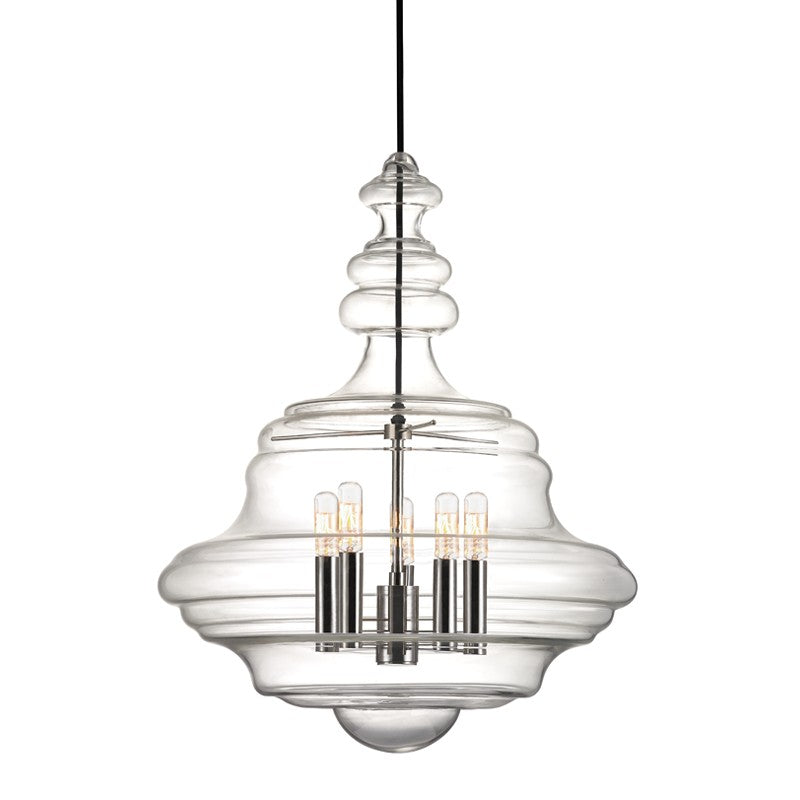 Washington Five Light Lantern in Polished Nickel - available from The Lighting Shoppe, trusted by Canadian homeowners