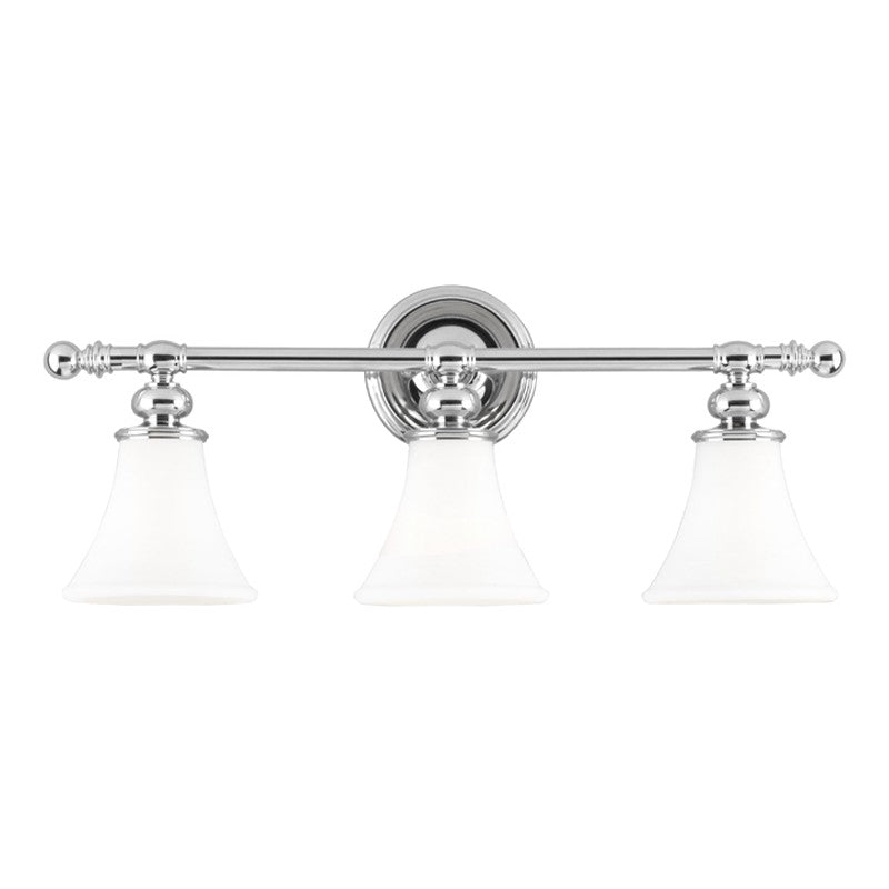 Hudson Valley Canada - 4503-PN - Three Light Bath Bracket - Weston - Polished Nickel