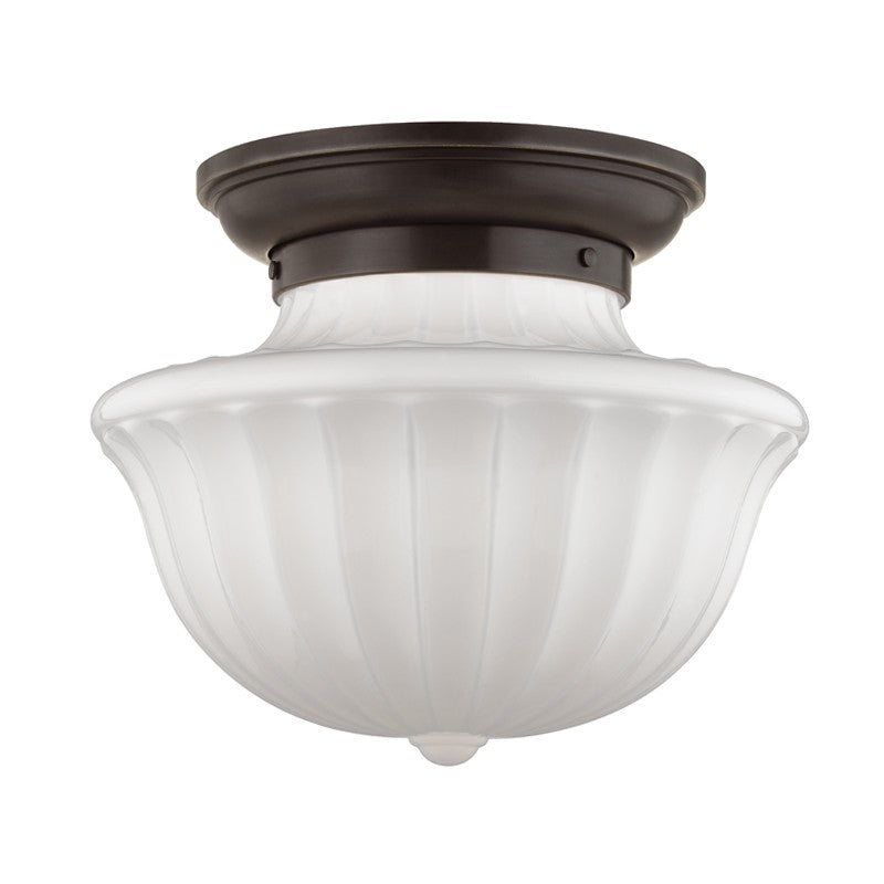 Dutchess Two Light Flush Mount in Old Bronze - available from The Lighting Shoppe, trusted by Canadian homeowners
