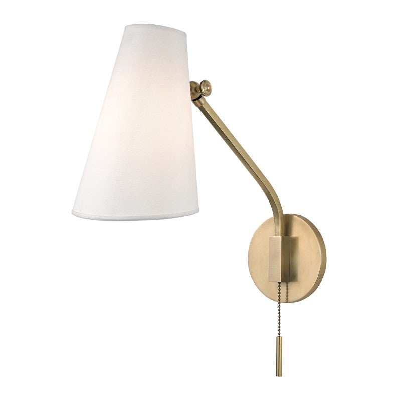 Hudson Valley Canada - 6341-AGB - One Light Swing Arm Wall Sconce - Patten - Aged Brass