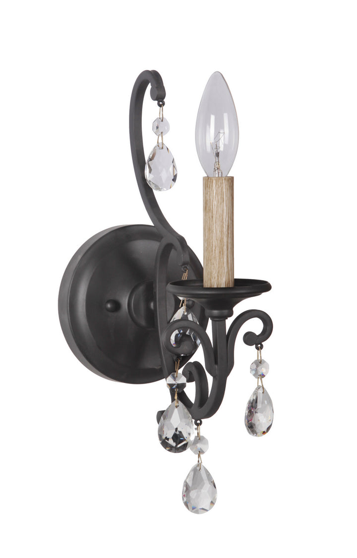 Bentley One Light Wall Sconce in Matte Black - available from The Lighting Shoppe, trusted by Canadian homeowners