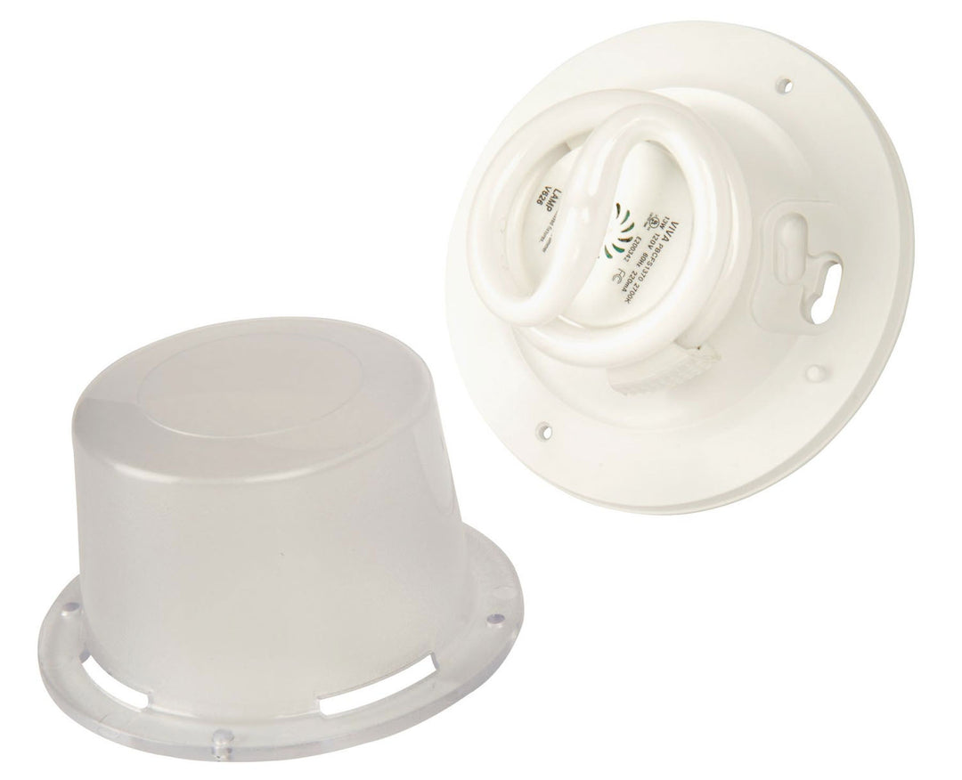 Keyless Fixtures and Access. LED Lamp Socket & Cover in White - available from The Lighting Shoppe, trusted by Canadian homeowners