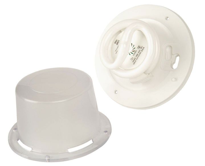 Keyless Fixtures and Access. LED Lamp Socket & Cover in White - available from The Lighting Shoppe, trusted by Canadian homeowners