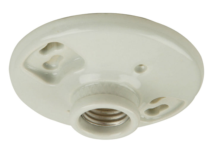 Keyless Fixtures and Access. One Light Socket Lamp Holder in Porcelain - available from The Lighting Shoppe, trusted by Canadian homeowners