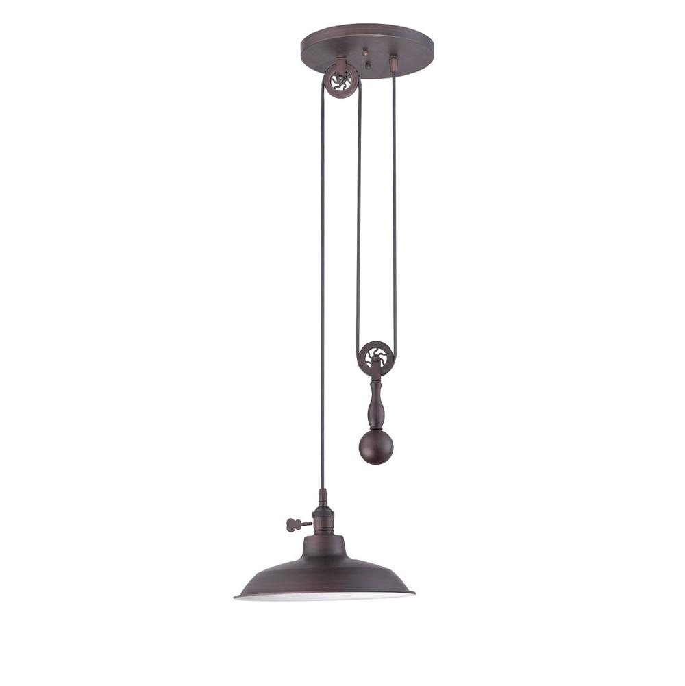 Pendant One Light Mini Pendant in Aged Bronze Brushed - available from The Lighting Shoppe, trusted by Canadian homeowners