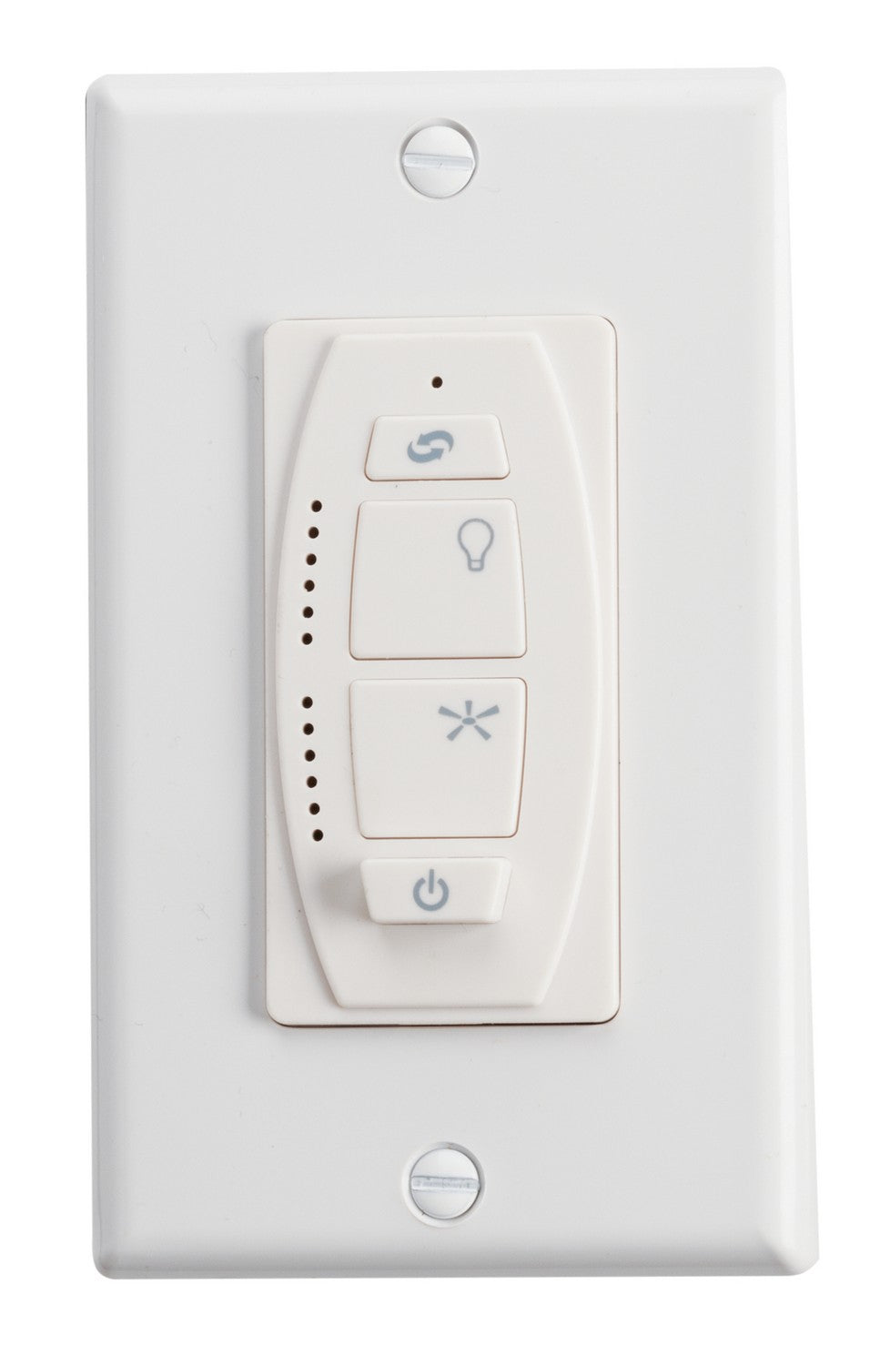 Kichler Canada - 370036WHTR - 6 Speed DC Wall Transmitter - Accessory - White Material (Not Painted)