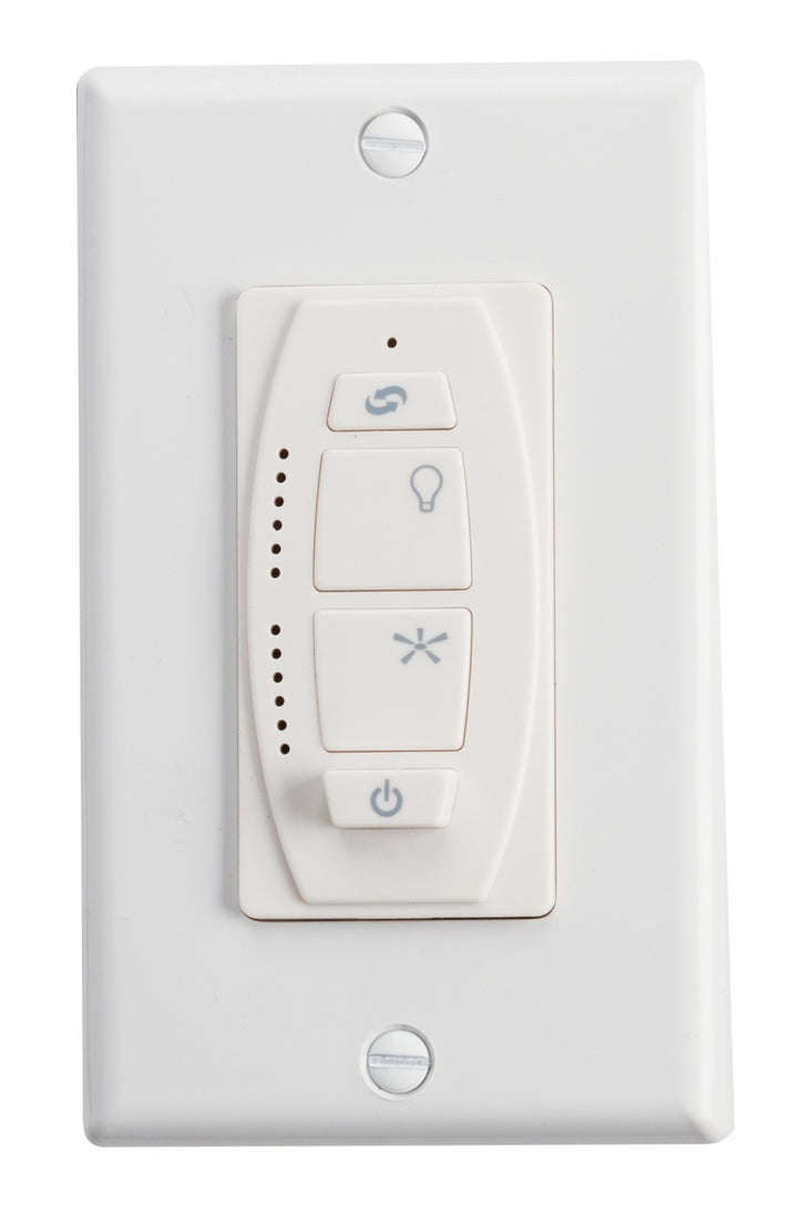 Kichler Canada - 370036WHTR - 6 Speed DC Wall Transmitter - Accessory - White Material (Not Painted)