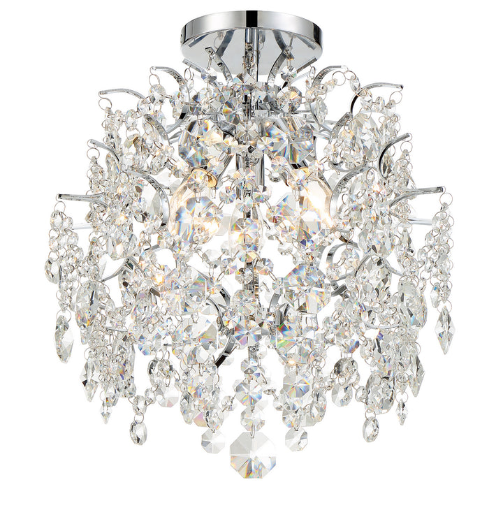 Minka-Lavery - 3150-77 - Three Light Mini Chandelier - Isabella's Crown - Chrome