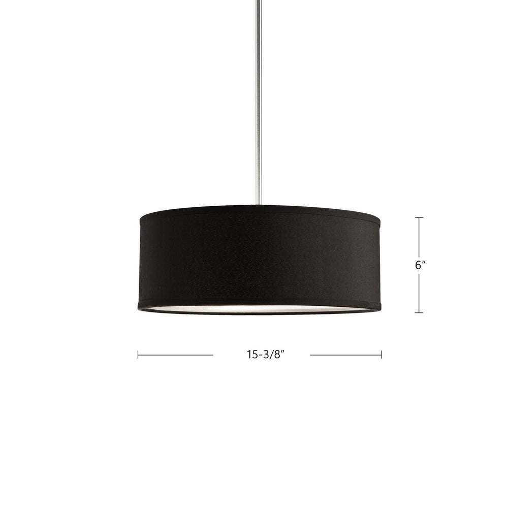 Kuzco Canada - 41073B - Three Light Pendant - Gregory - Black