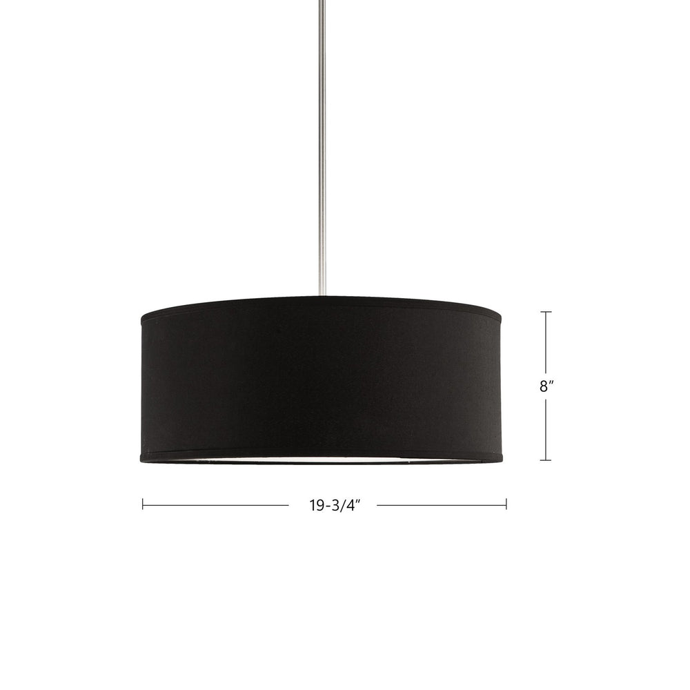 Kuzco Canada - 41083B - Three Light Pendant - Gregory - Black