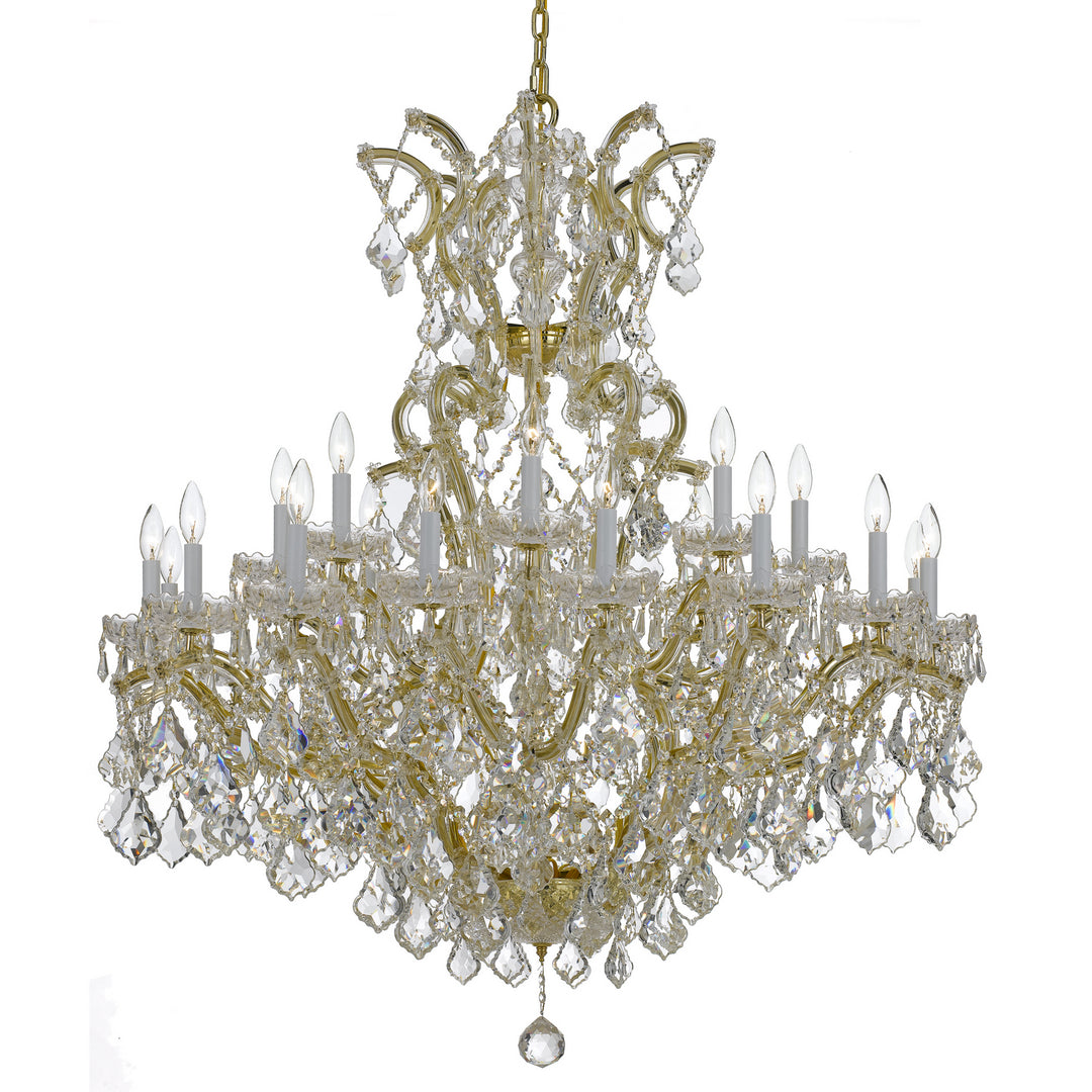 Maria Theresa 25 Light Chandelier in Gold - available from The Lighting Shoppe, trusted by Canadian homeowners