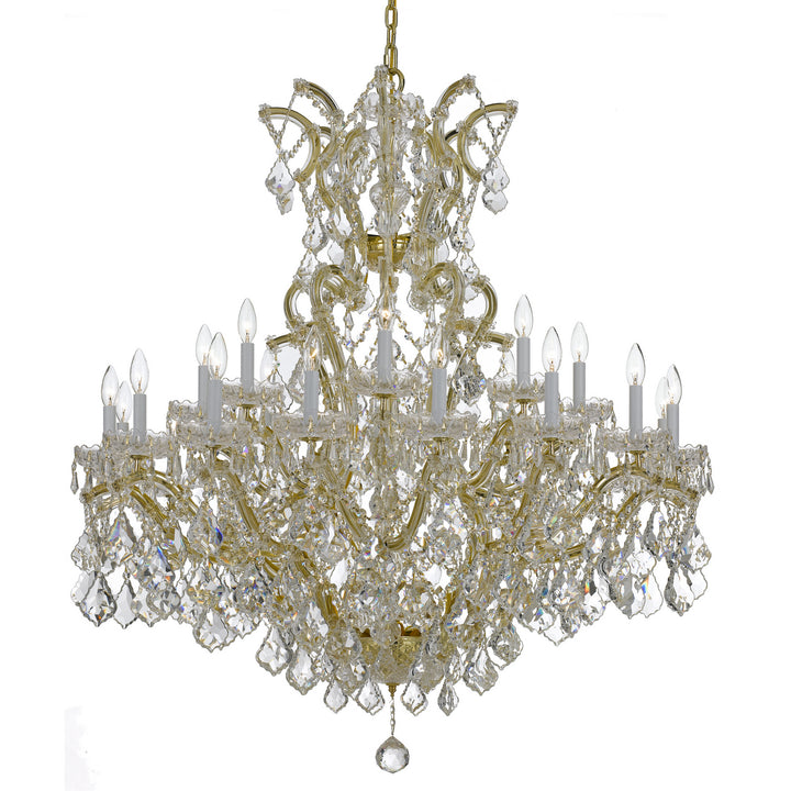 Maria Theresa 25 Light Chandelier in Gold - available from The Lighting Shoppe, trusted by Canadian homeowners