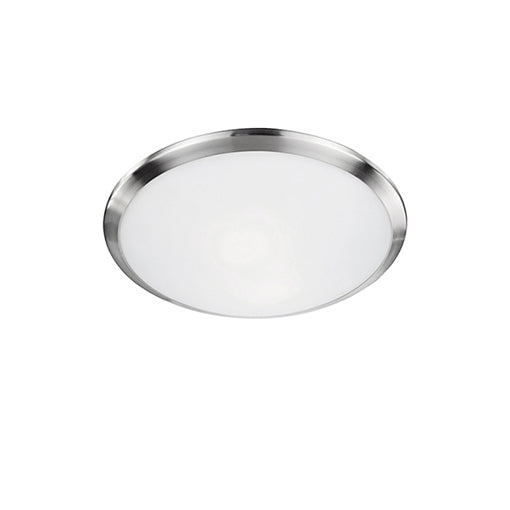 Malta One Light Flush Mount in Brushed Nickel - available from The Lighting Shoppe, trusted by Canadian homeowners