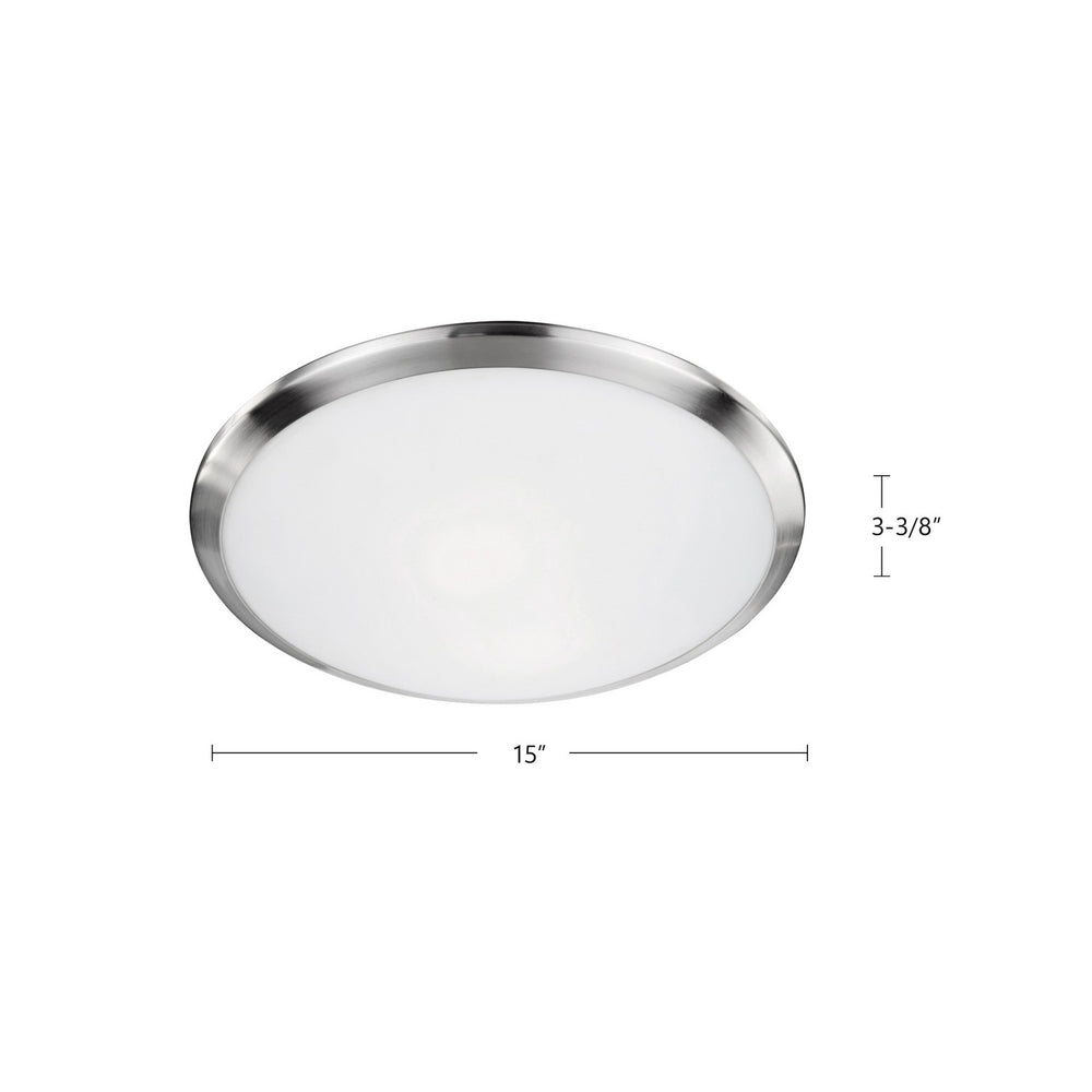 Kuzco Canada - 51562CH - Two Light Flush Mount - Malta - Chrome