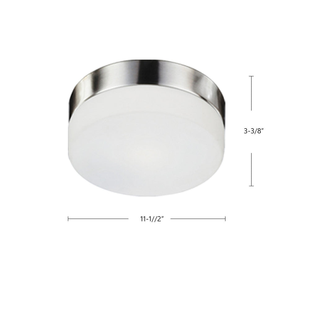 Kuzco Canada - 52022BN - Two Light Flush Mount - Lomita - Brushed Nickel