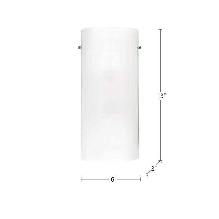 Kuzco Canada - 60332 - Two Light Wall Sconce - Hudson - Opal Glass
