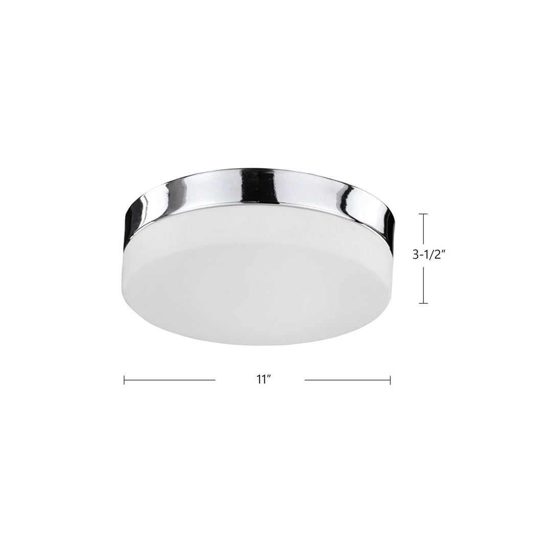 Kuzco Canada - FM2011-CH - LED Flush Mount - Lomita - Chrome