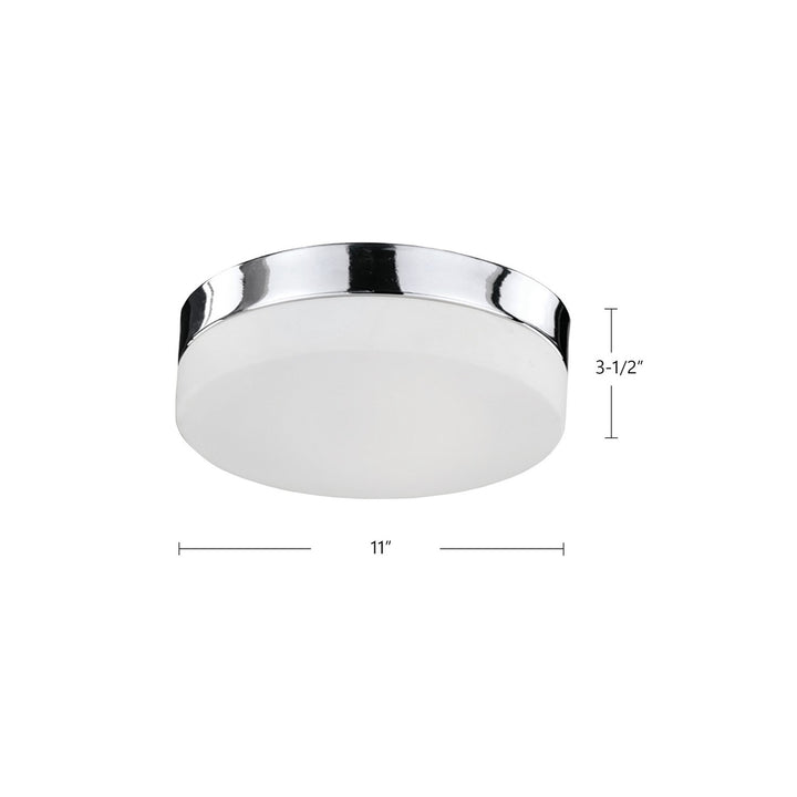 Kuzco Canada - FM2011-CH - LED Flush Mount - Lomita - Chrome
