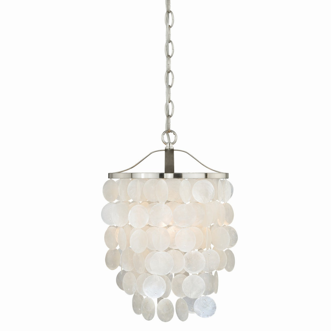 Elsa One Light Pendant in Satin Nickel
