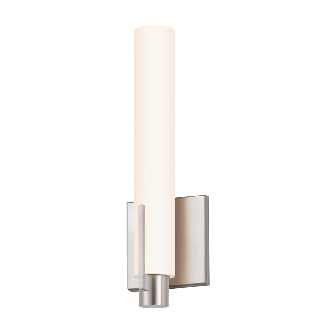 Tubo Slim LED LED Wall Sconce in Satin Nickel - available from The Lighting Shoppe, trusted by Canadian homeowners