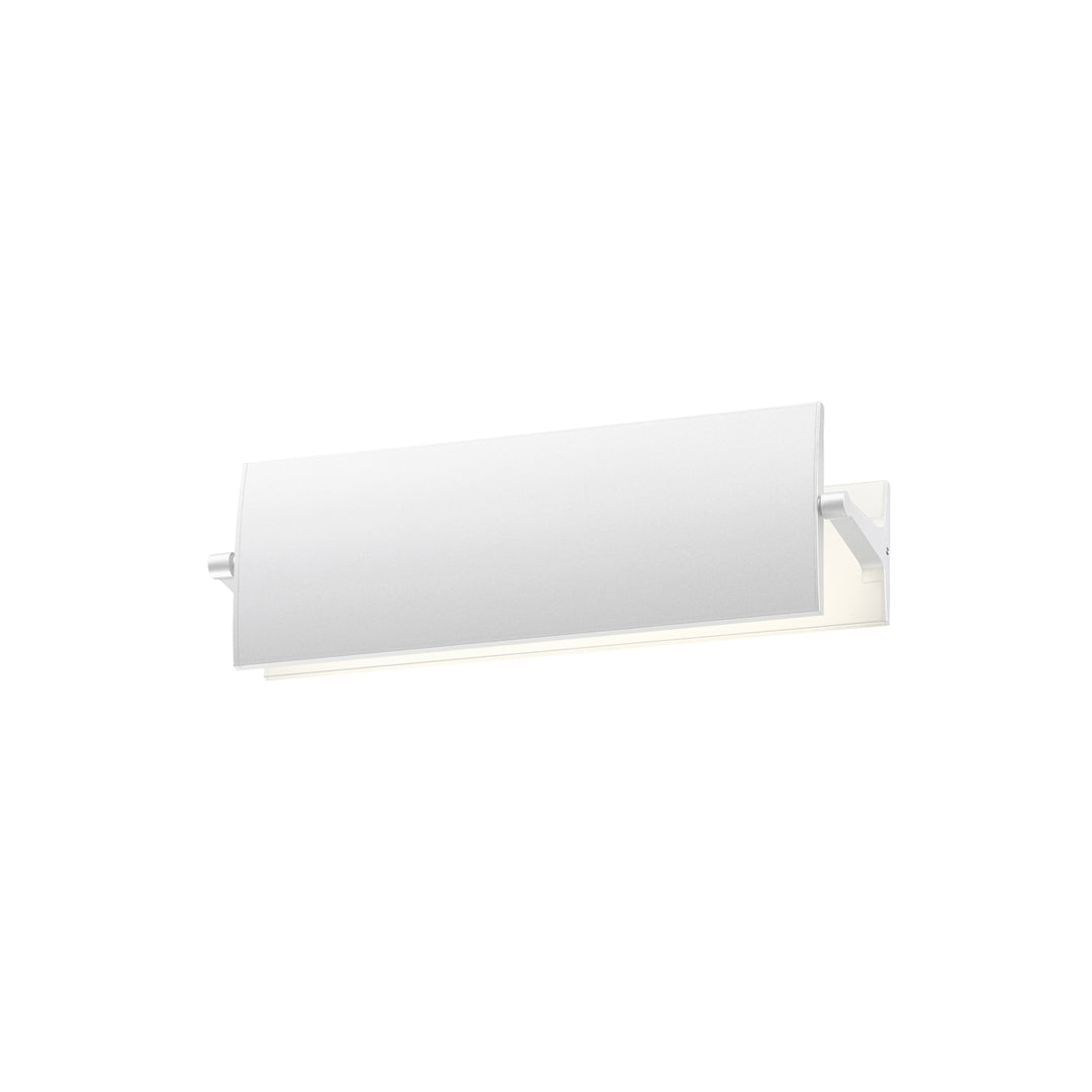 Aileron LED Wall Sconce in Textured White - available from The Lighting Shoppe, trusted by Canadian homeowners