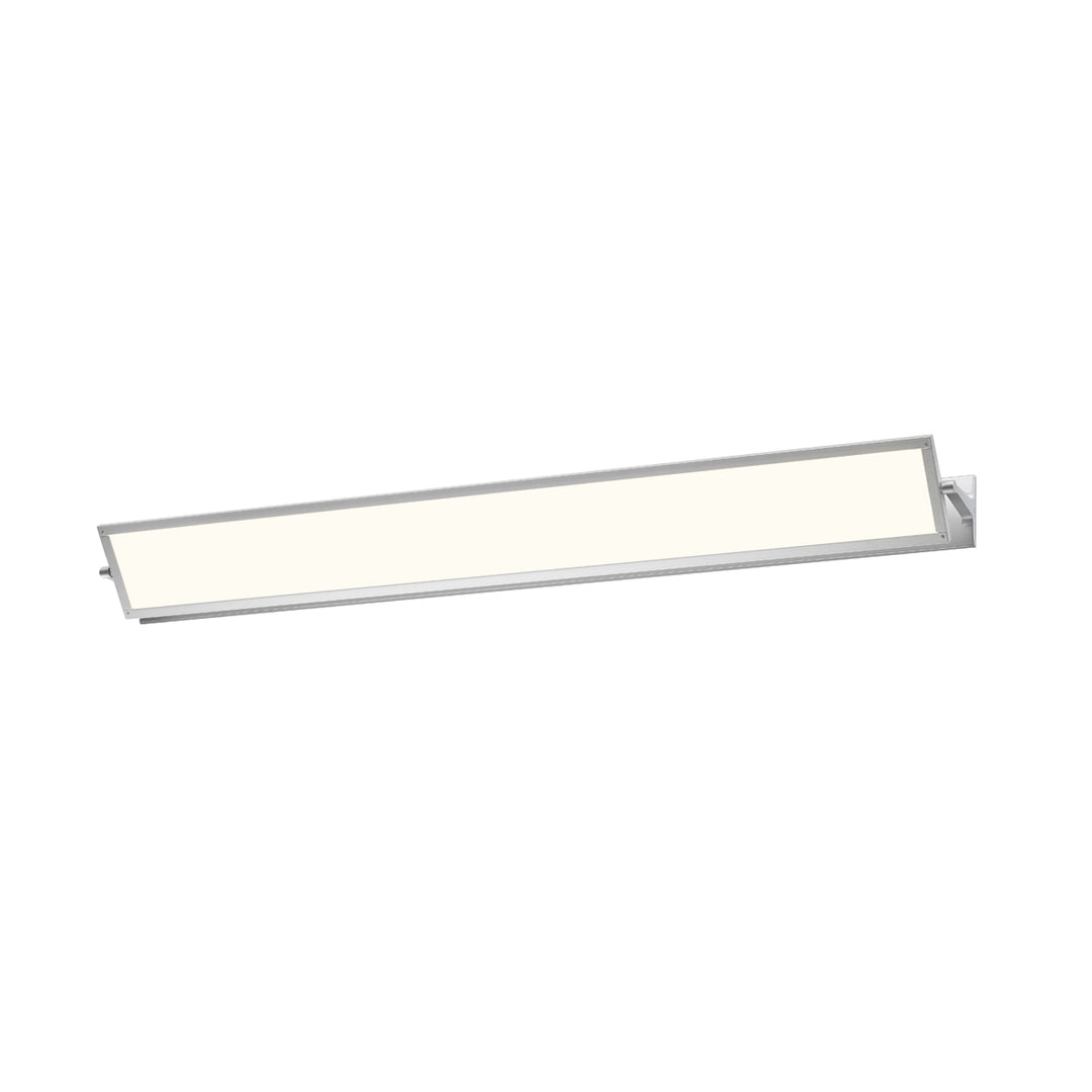 Aileron LED Wall Sconce in Bright Satin Aluminum - available from The Lighting Shoppe, trusted by Canadian homeowners